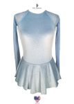 Del Arbour FIRST GLIDE 4 Skating Dress LIGHT BLUE SPARKLE Child EXTRA SMALL